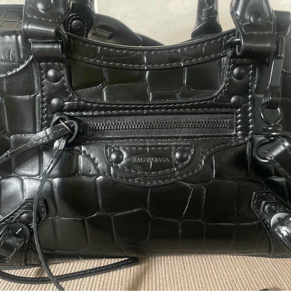 *Authentic* Balenciaga Neo Class City Mini croc bag - Picture 2 of 7